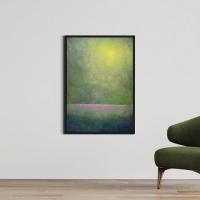 Licht Mixed Media 100 x 70 cm Schattenfuge
